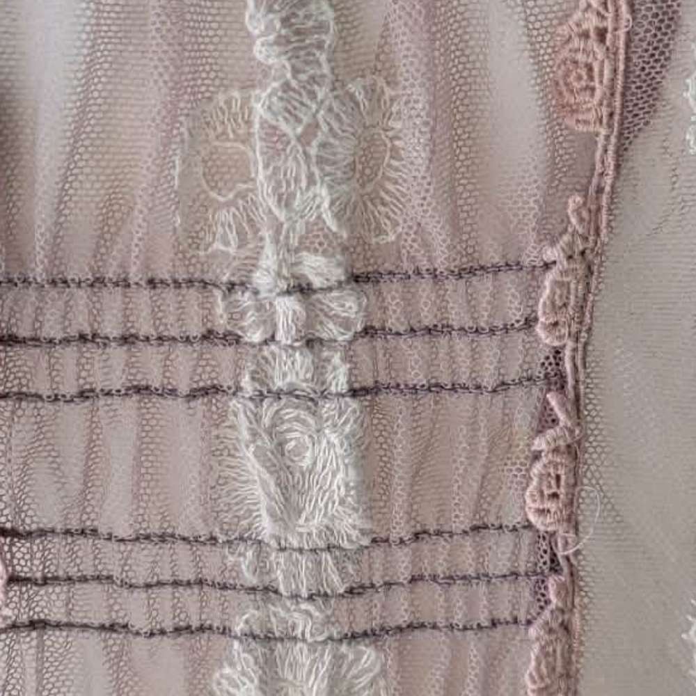 4 Love And Liberty Elegant Lace Top in Soft Pink - Picture 6 of 16